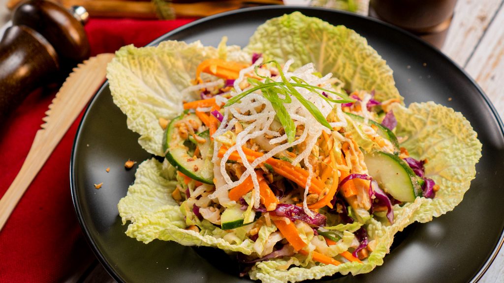 peanut-chicken-salad-(inspired-by-P.F.-chang’s-chicken-lettuce-wraps)-recipe