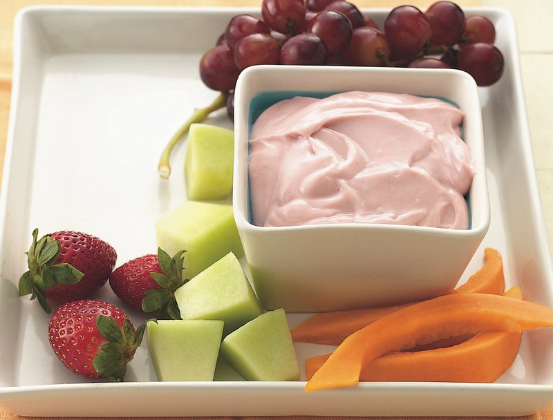 strawberries and lemon dip