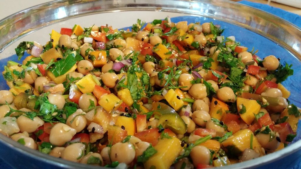 delicious chick pea salad