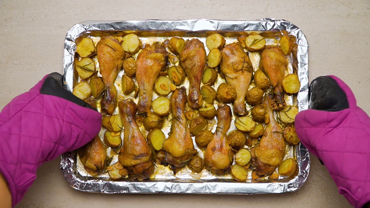 GarlicRosemary Chicken Drumsticks Recipe