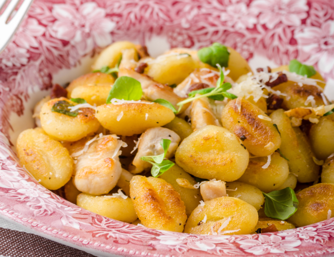 Chicken Gnocchi in Pesto Sauce Recipe