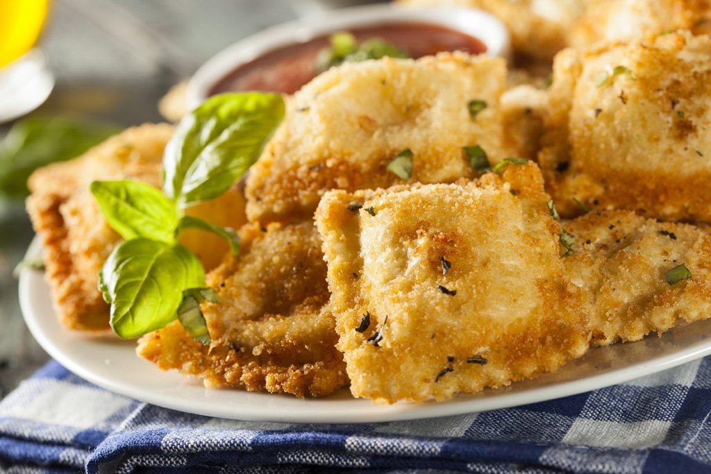 deep fried ravioli