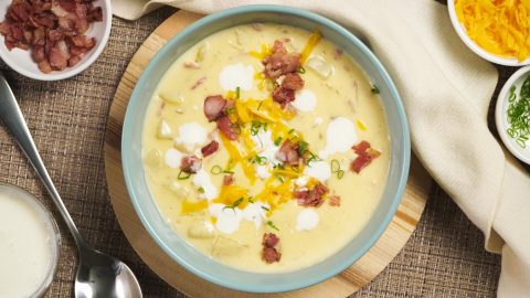 Copycat Bob Evans Cheddar Baked Potato Soup Recipe - Recipes.net