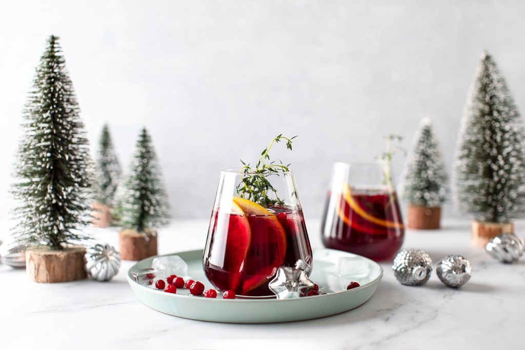 skinny cranberry creamsicle cooler