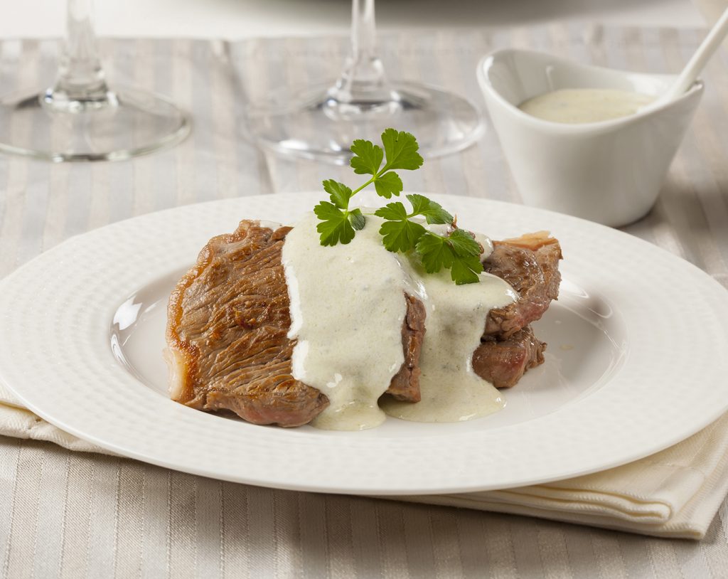 delicious steak roquefort