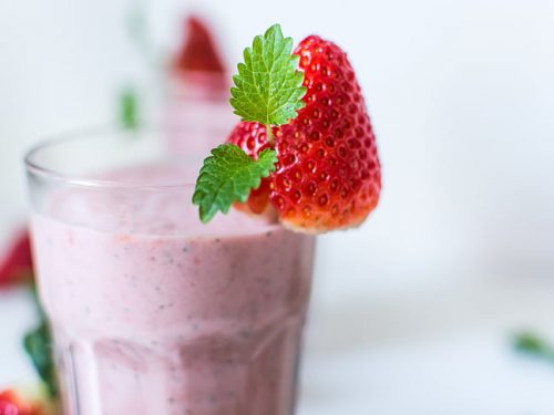 delicious strawberry blender breakfast recipe