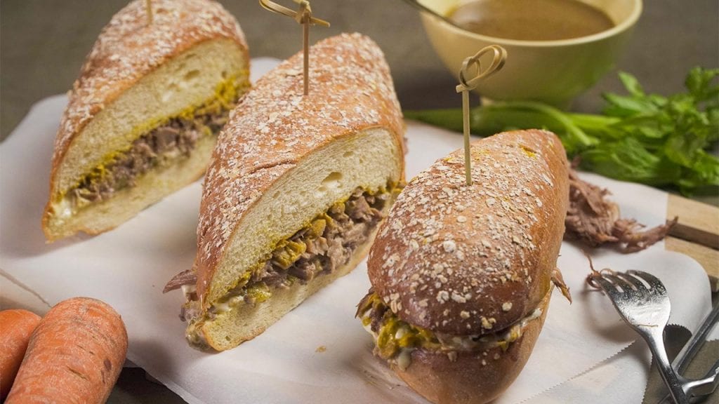 Copycat Portillo’s Italian Beef Sandwich Recipe
