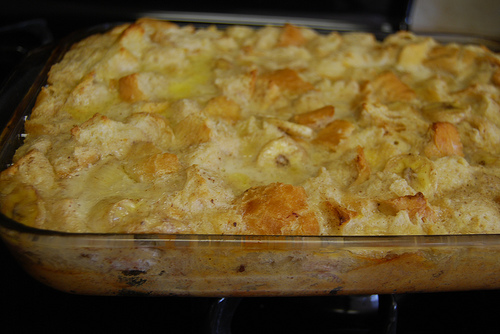 banana bread pudding