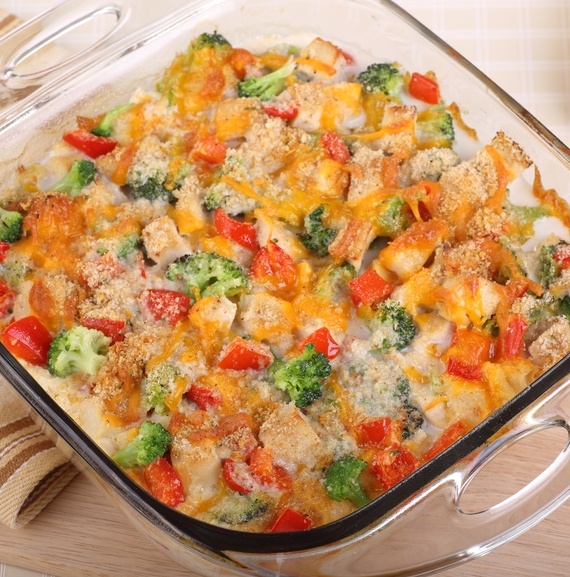 Chicken, Broccoli and Red Bell Pepper Casserole Recipe