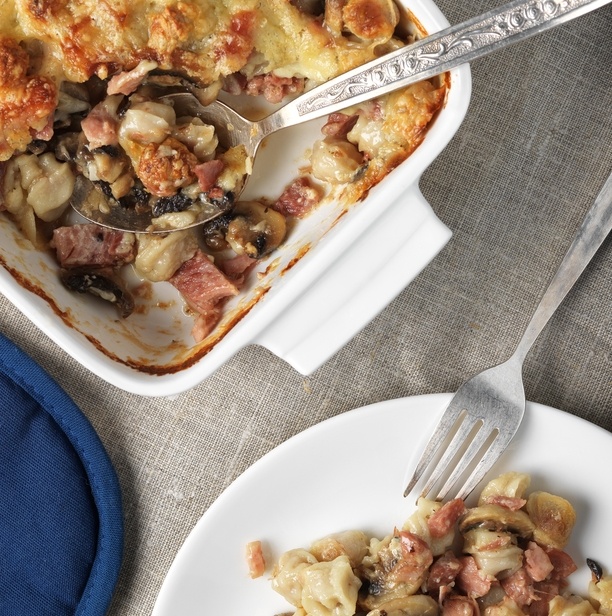  casserole de saucisse crémeuse et au fromage