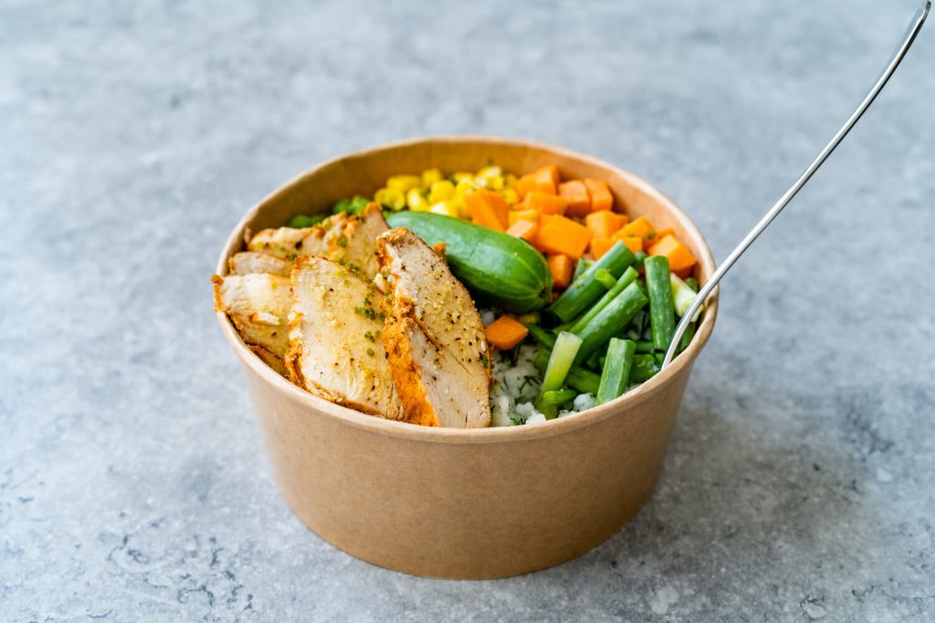 Pan-Fried Chicken & Sweet Potato Bowl Recipe