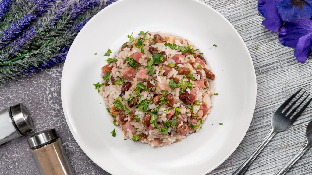 Pinto Beans, Ham, and Rice