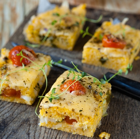 polenta tomato bake