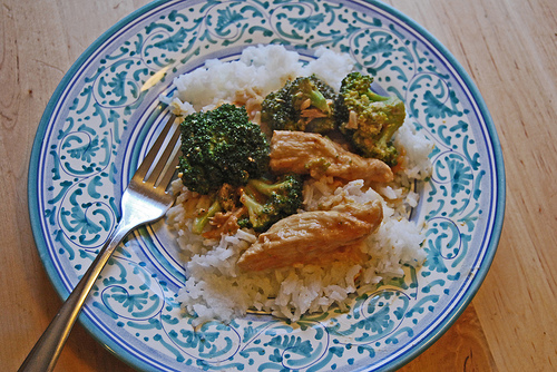 spicy peanut butter chicken