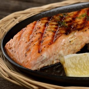 grilled salmon