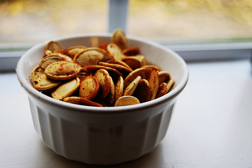 toasted pumpkin seeds