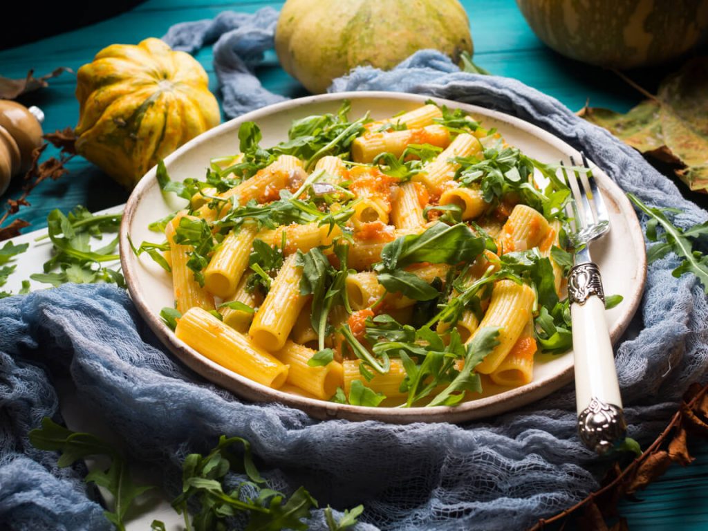 Butternut Squash Goat Cheese Pasta