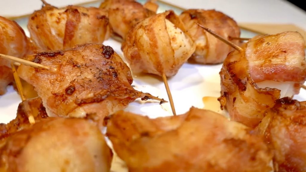 Air Fryer Bacon Wrapped Scallops Recipe