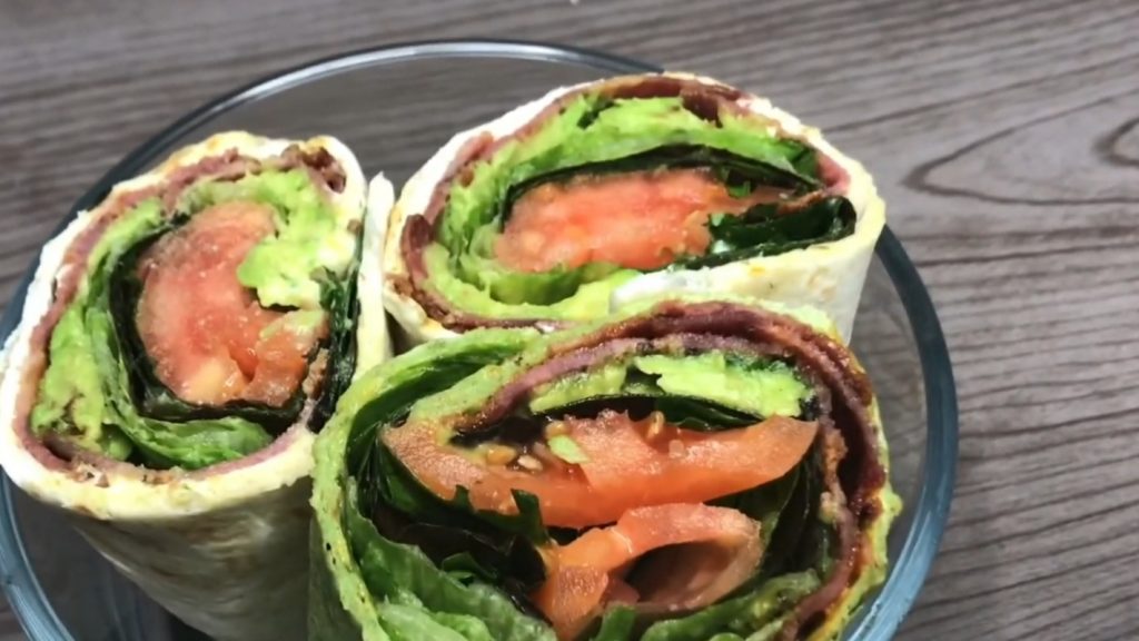 BLT Roll Ups with Turkey and Avocado Recipe