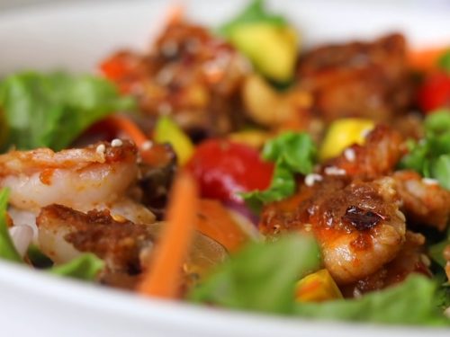 Blackened Shrimp and Avocado Salad Recipe