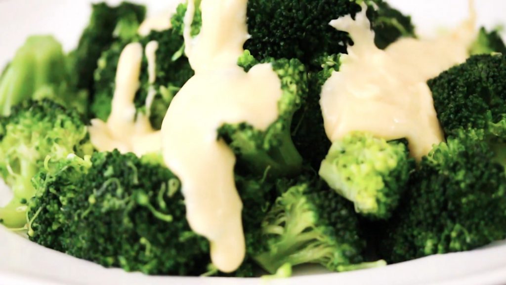 Broccoli with Cheese Sauce Recipe