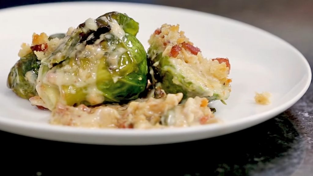 Creamy Roasted Brussels Sprout Recipe