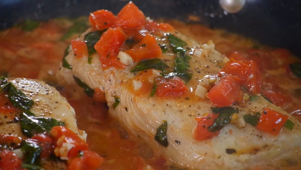 Garlic Tomato Basil Chicken Recipe