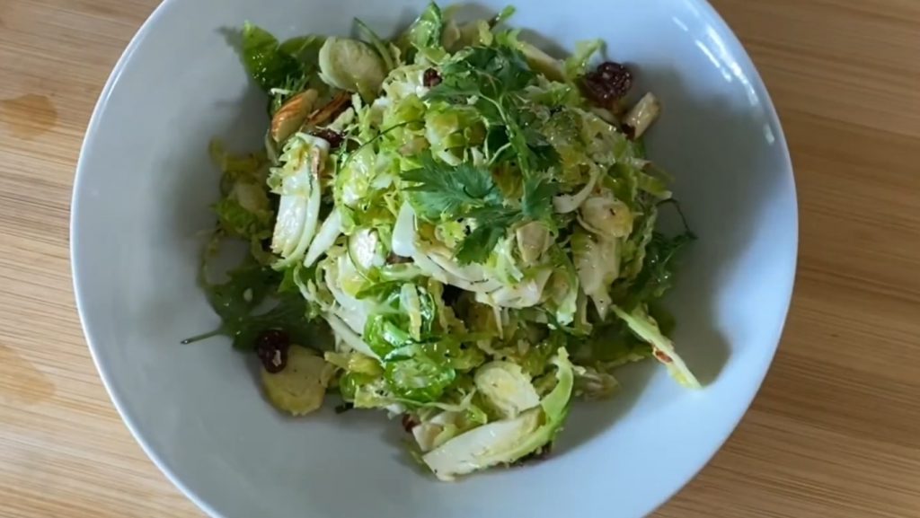 Honey Mustard Brussels Sprouts Slaw Recipe