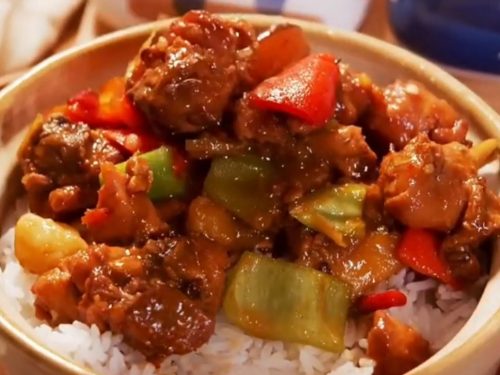 One Pan Asian Chicken & Rice Recipe