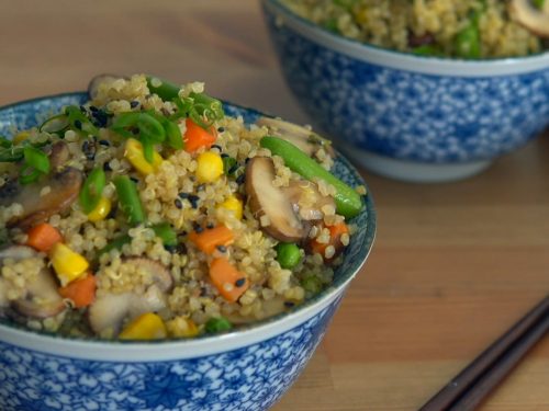 Quinoa Shrimp “Fried Rice” Recipe