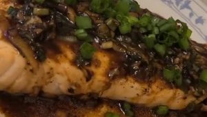 Salmon with Black Bean Garlic Sauce Recipe