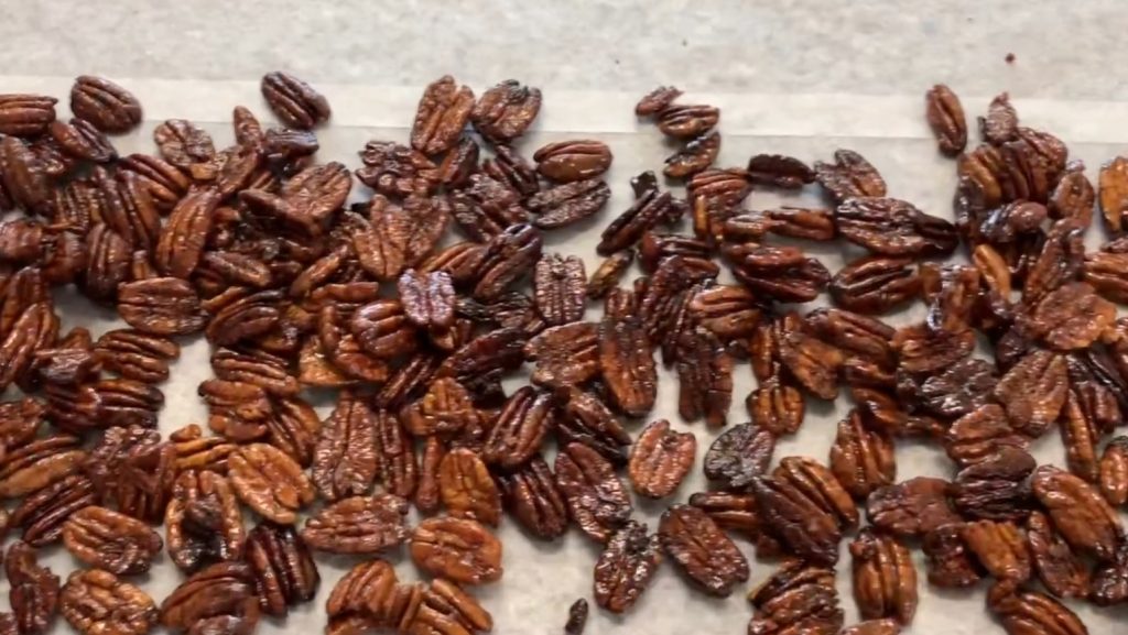 Spicy Glazed Pecans Recipe