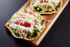 mexican tostadas de pollo recipe
