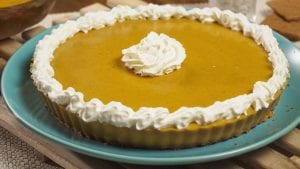 No Bake Pumpkin Pie Recipe, easy no bake pumpkin pie with graham cracker crust