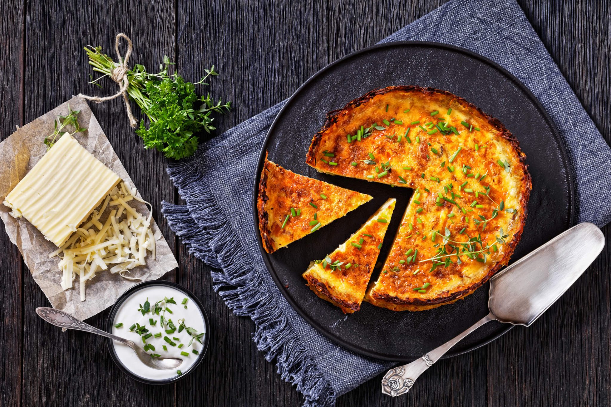 Crustless Bacon and Tomato Quiche Recipe - Recipes.net