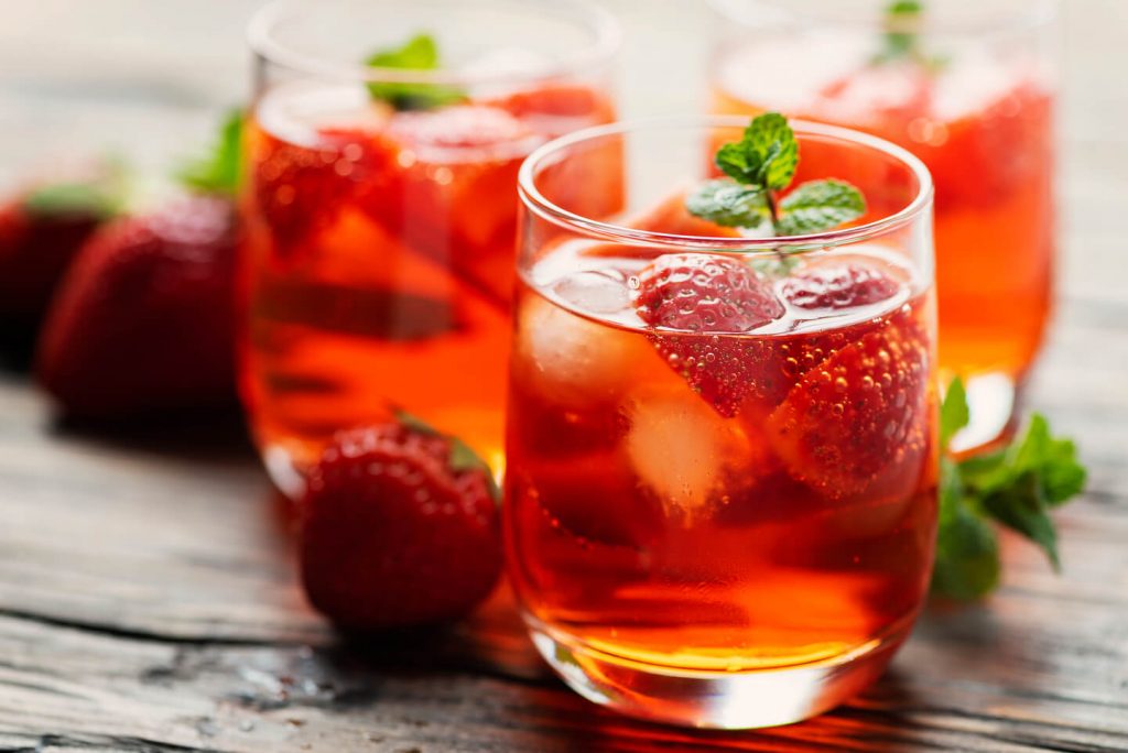 strawberry vodka cocktail