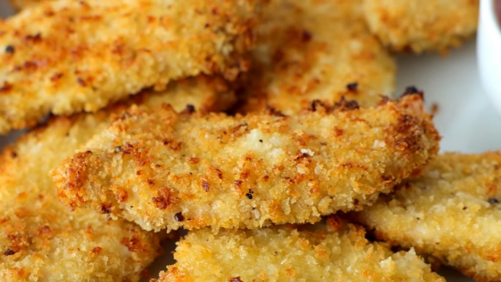 Baked Panko-Crusted Chicken Tenders Recipe