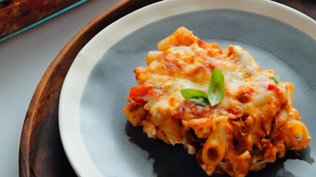 Baked Ziti with Roasted Vegetables Recipe