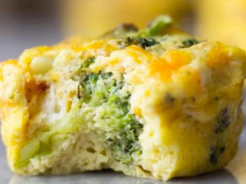 Broccoli and Cheese Egg Muffins Recipe