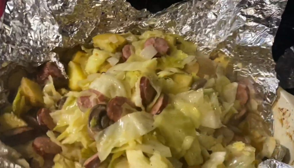 Cabbage-and-Sausage-Foil-Packets-Recipe