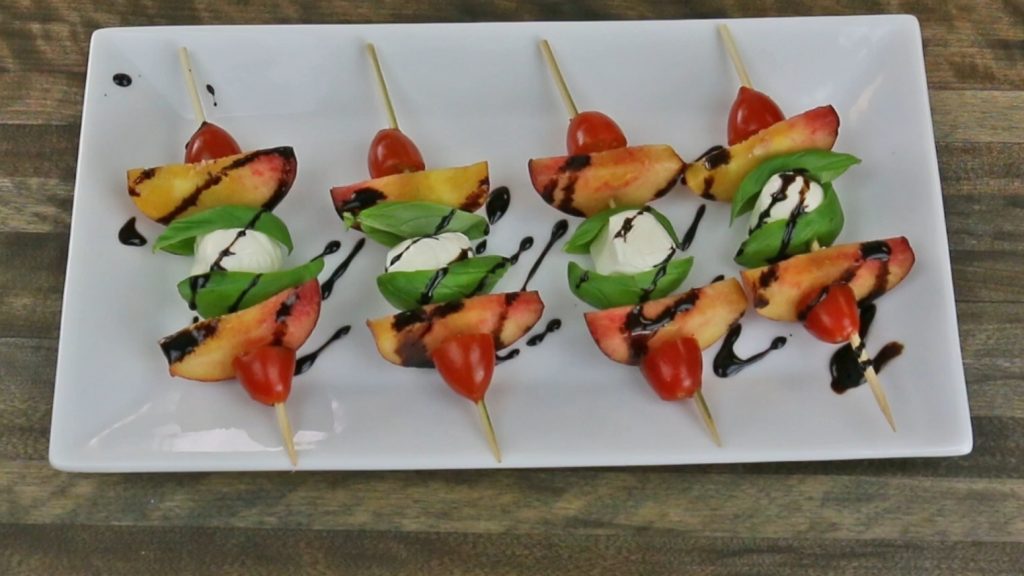 Caprese Skewers with Balsamic Dipping Sauce Recipe