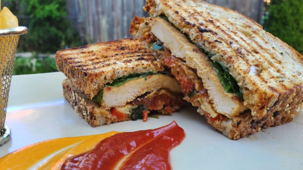 Chicken Arugula Provolone Panini Recipe