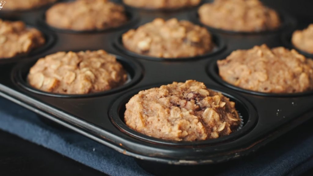 Coconut And Banana Oat Muffins Recipe