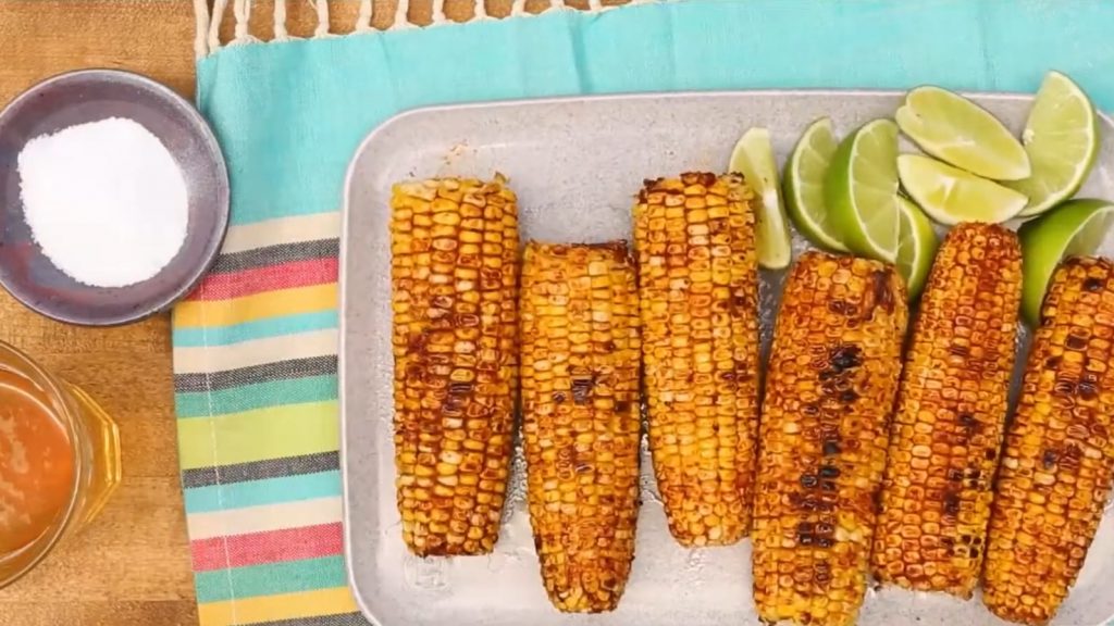 Corn on the Cob with Chile and Lime Recipe