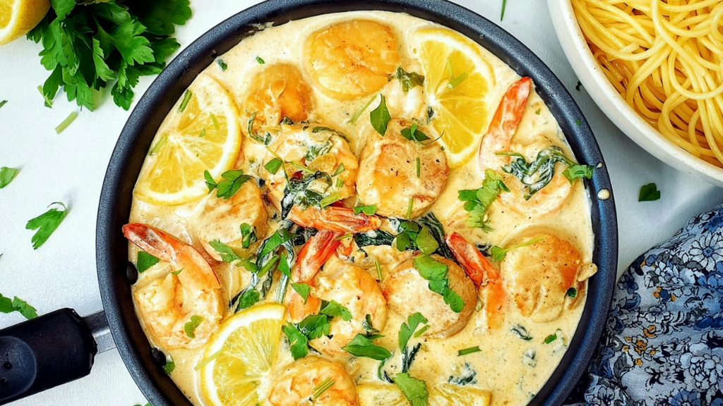 Creamy Garlic Butter Shrimp Piccata Recipe