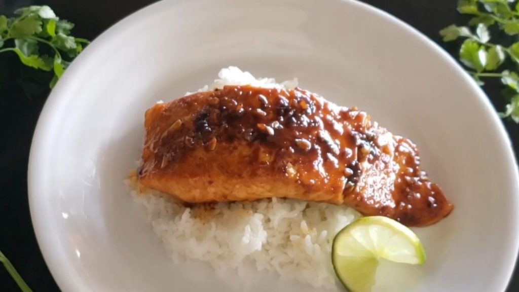 Easy Sweet & Spicy Air Fryer Salmon Recipe