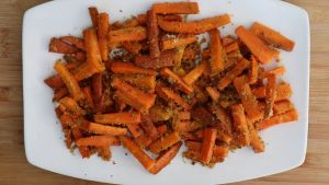 Garlic Parmesan Roasted Carrots Recipe