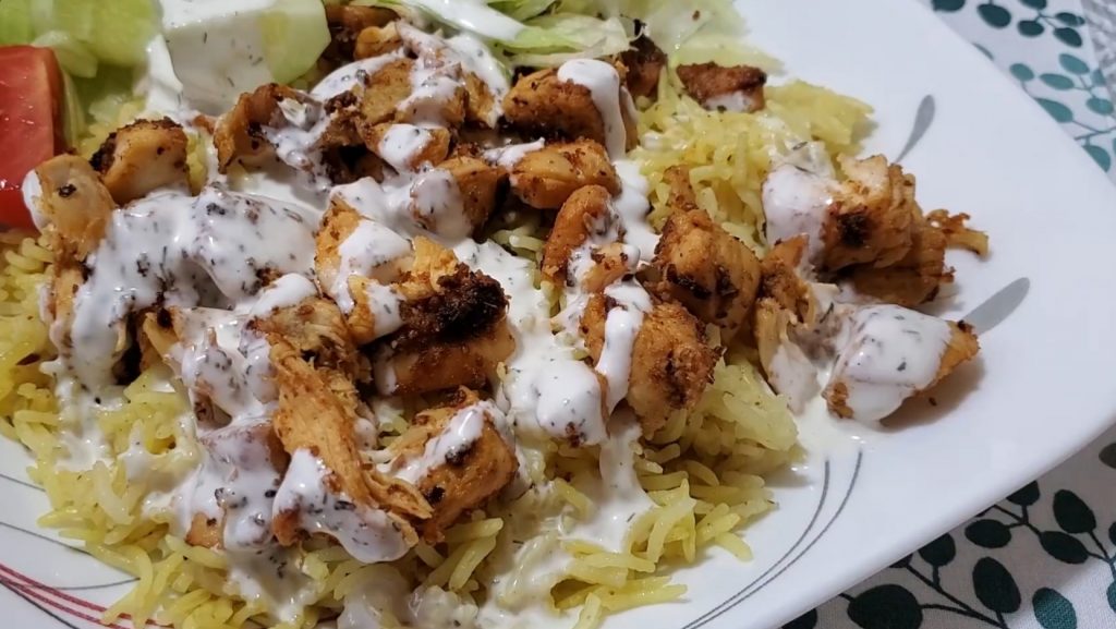 Halal Chicken and Rice Recipe