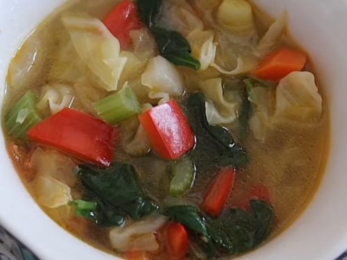 Low Carb Vegetable Soup Recipe