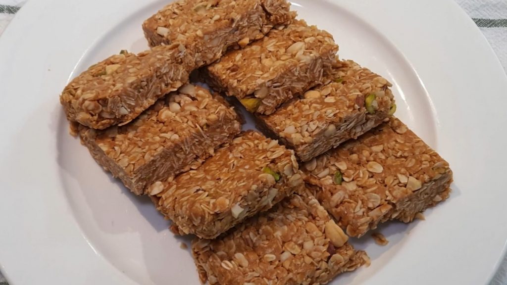 Microwave Peanut Butter Granola Bars Recipe